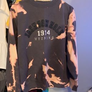 Bleach Dye Sweatshirt - Jackson Hole